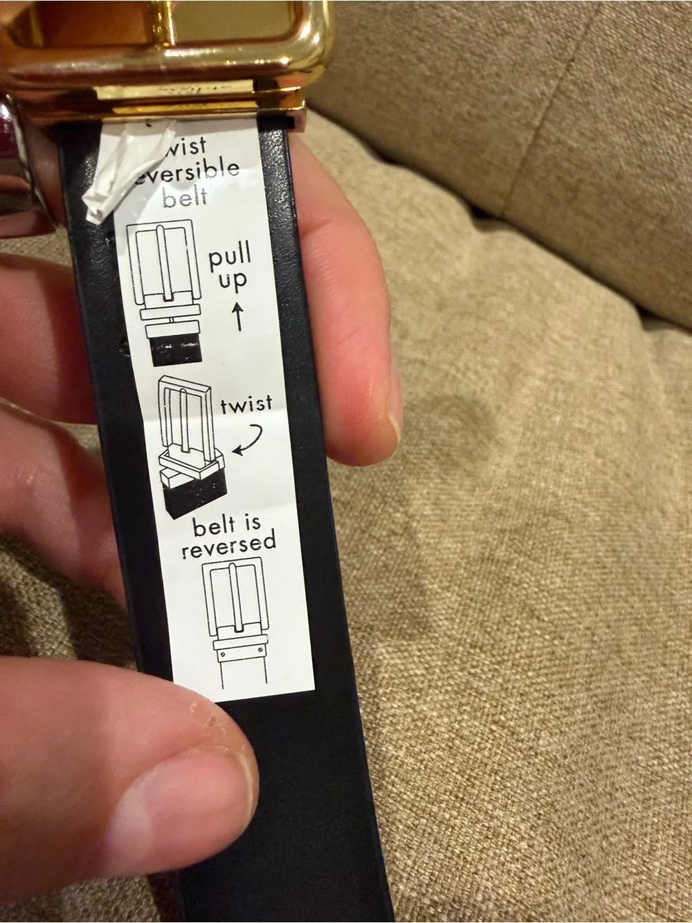 Cole Haan Reversible Leather Belt